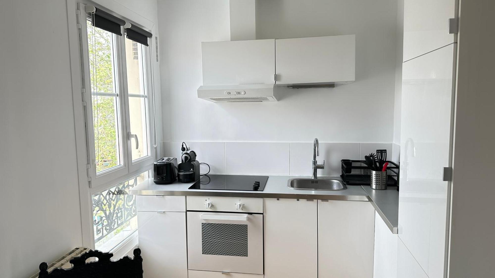 Charmant Studio Au Coeur Du 18E Apartman Párizs Kültér fotó