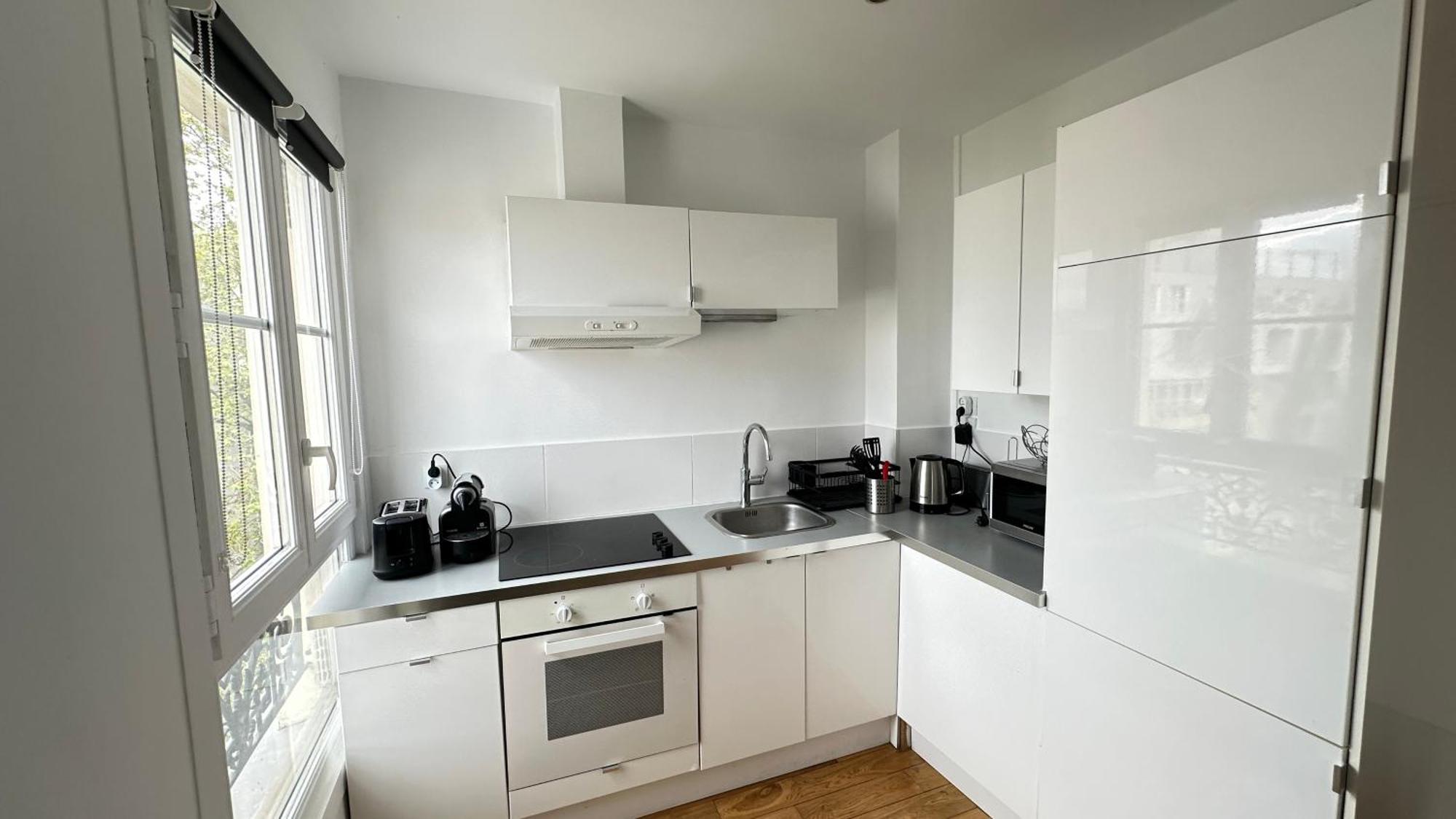 Charmant Studio Au Coeur Du 18E Apartman Párizs Kültér fotó