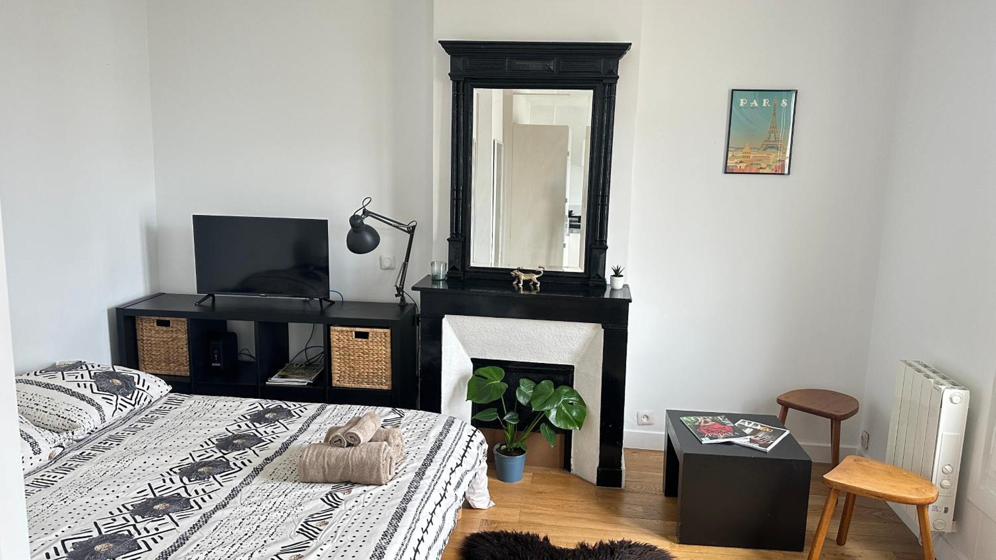 Charmant Studio Au Coeur Du 18E Apartman Párizs Kültér fotó