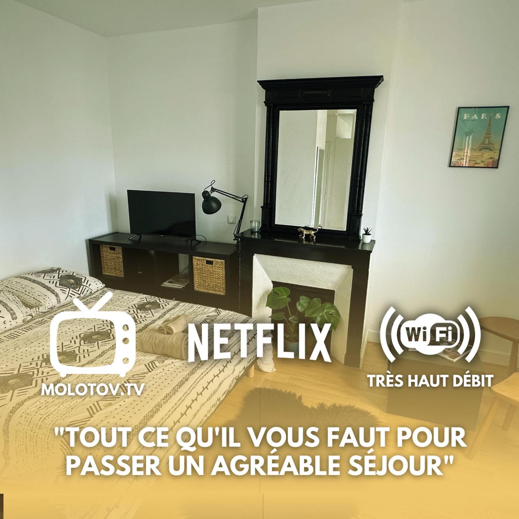 Charmant Studio Au Coeur Du 18E Apartman Párizs Kültér fotó